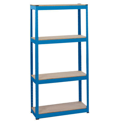 DR-21658 — Steel Shelving Unit, 4 Shelves, L760 x W300 x H1520mm