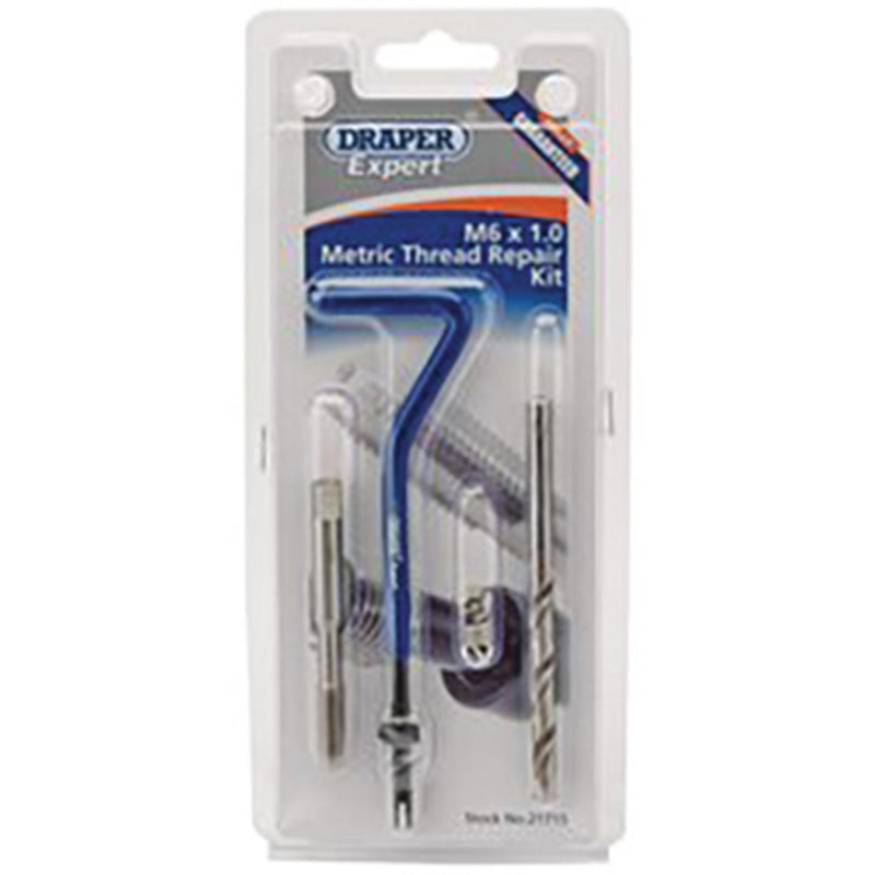 DR-21715 — Draper Expert Metric Thread Repair Kit, M6 x 1.0