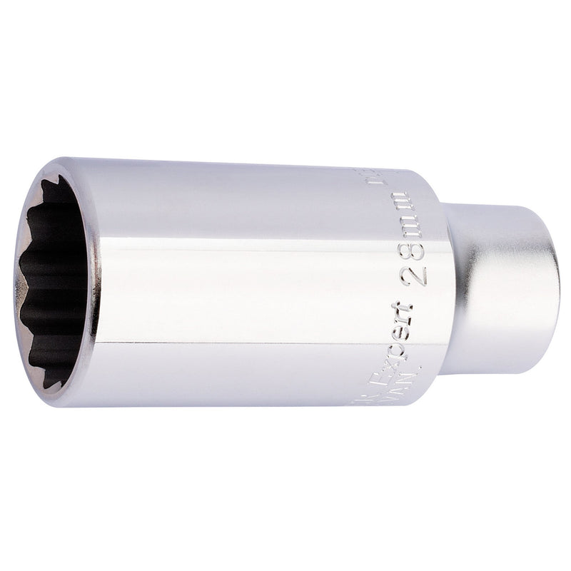 DR-21833 — Draper Expert HGV Diesel Injector Socket, 1/2" Sq. Dr., 28mm