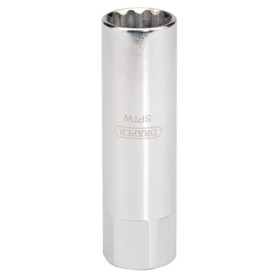 Draper HI-TORQ® 8mm Thread Thin Wall 12 Point Spark Plug Socket