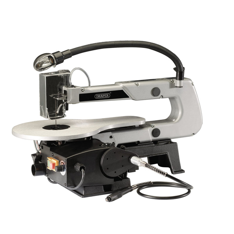 DR-22791 — Variable Speed Scroll Saw with Flexible Drive Shaft and Work light, 405mm, 90W