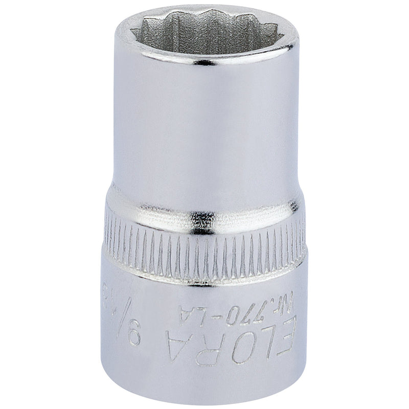 DR-24369 — Elora Bi-Hexagon Socket, 1/2" Sq. Dr., 9/16"