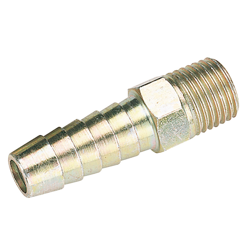 DR-25801 — 1/4" BSP Taper 3/8" Bore PCL Male Screw Tailpiece (Sold Loose)