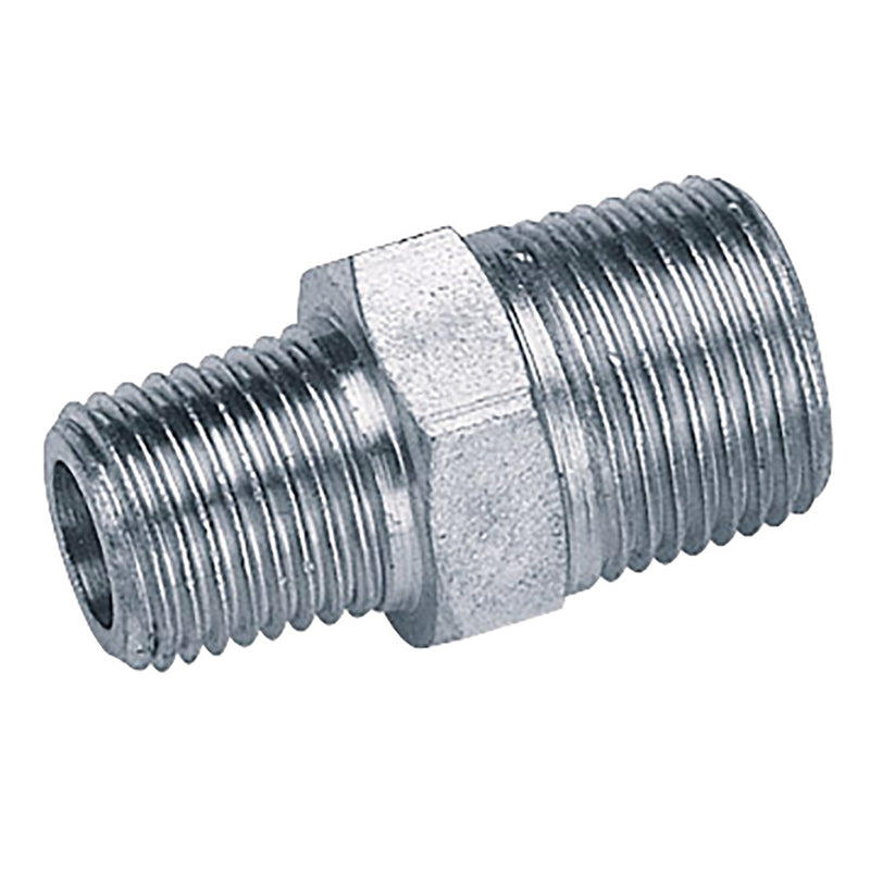 3/8" Male to 1/4" BSP Male Taper Reducing Union (Sold Loose)