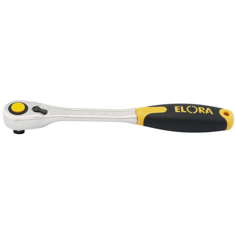 DR-25930 — Elora Fine Tooth Quick Release Soft Grip Reversible Ratchet, 1/2" Sq. Dr., 270mm