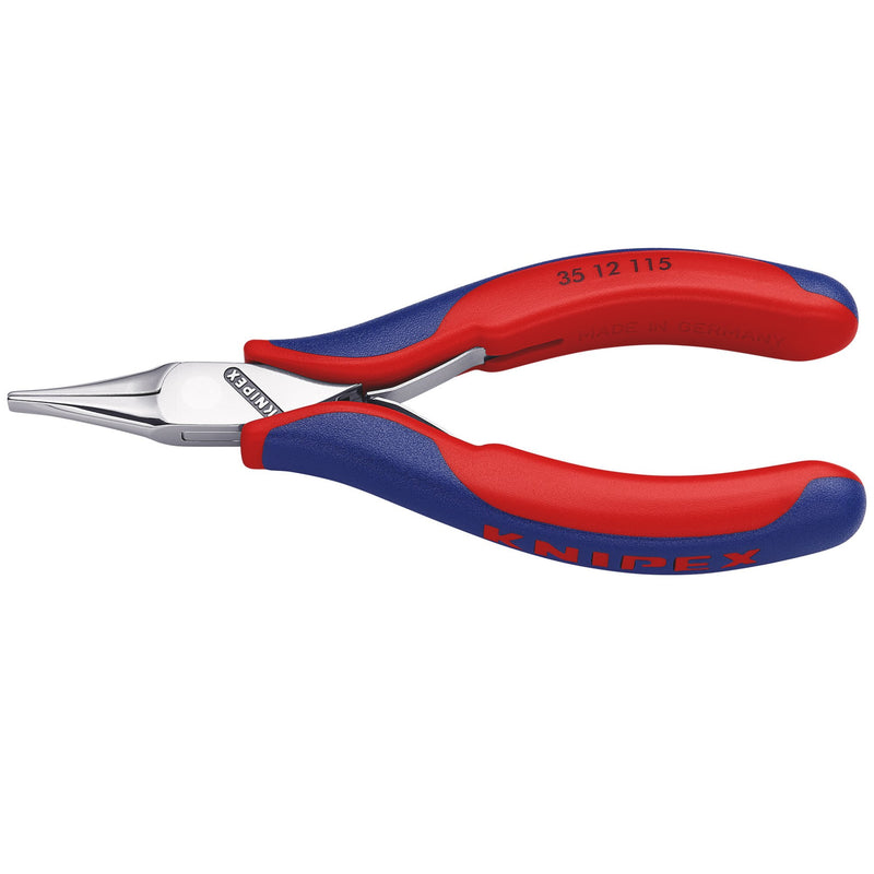 DR-27698 — KNIPEX 35 12 115 Electronics Pliers with Box Joint with Multi-Component Grips, 115mm