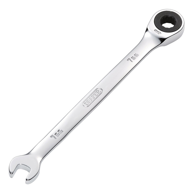 DR-31004 — Metric Ratcheting Combination Spanner, 7mm