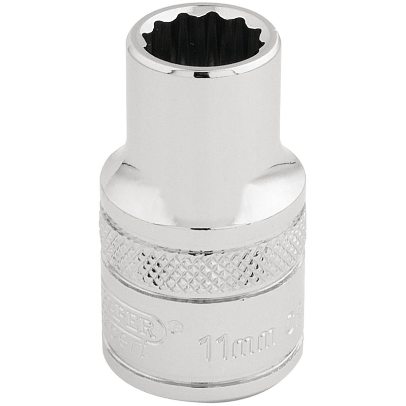 DR-33095 — Draper Expert HI-TORQ® 12 Point Socket, 1/2" Sq. Dr., 11mm