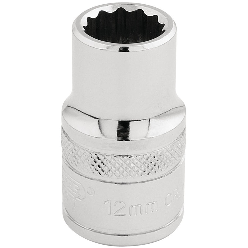 DR-33097 — Draper Expert HI-TORQ® 12 Point Socket, 1/2" Sq. Dr., 12mm