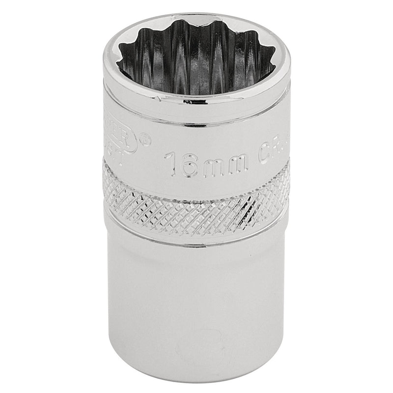 DR-33160 — Draper Expert HI-TORQ® 12 Point Socket, 1/2" Sq. Dr., 16mm