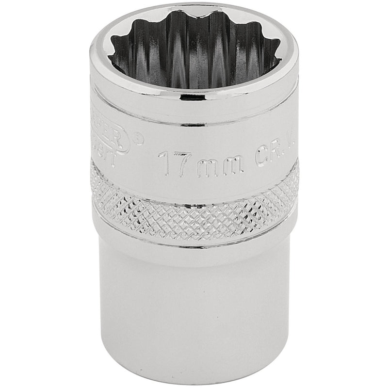 DR-33167 — Draper Expert HI-TORQ® 12 Point Socket, 1/2" Sq. Dr., 17mm
