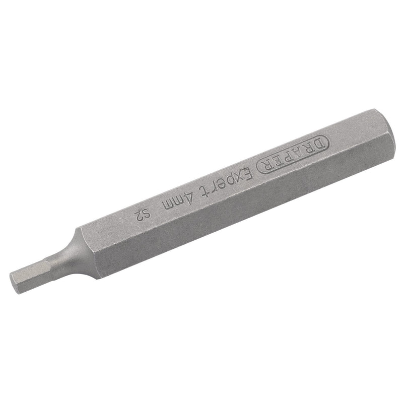 DR-33332 — Draper Expert Hexagonal 10mm Insert Bit for Mechanics Bit Sets, 4mm x 75mm