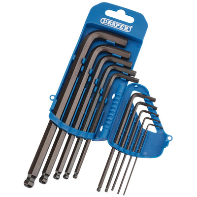 DR-33716 — Imperial Hex. and Ball End Hex. Key Set (10 Piece)