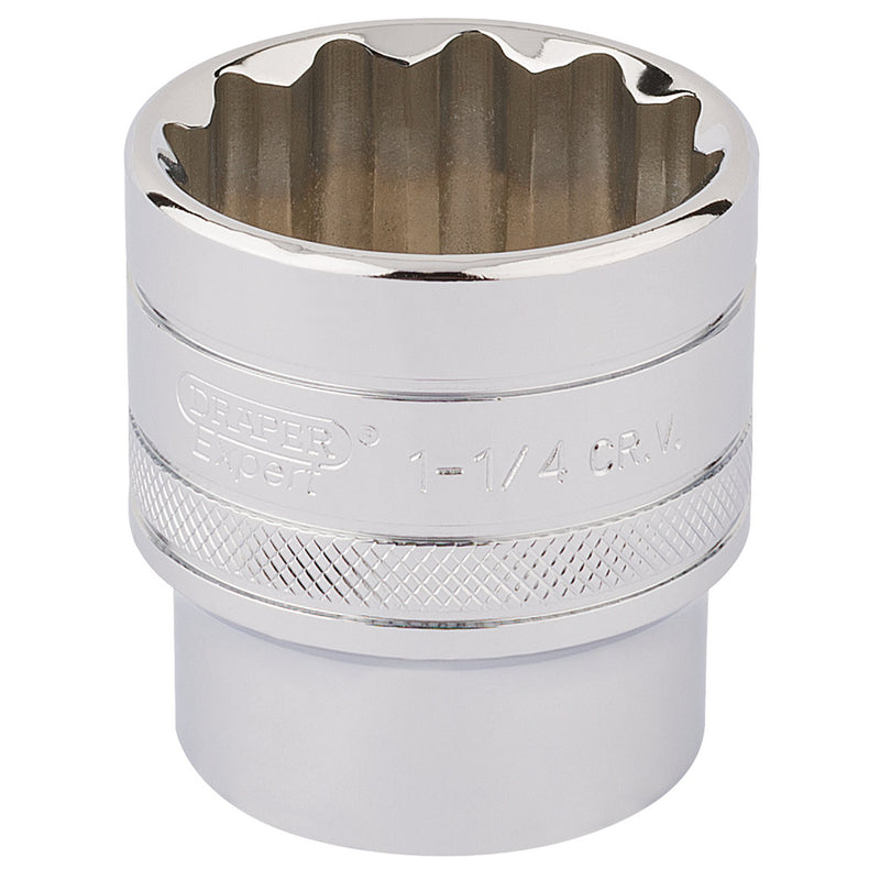 DR-33729 — Draper Expert HI-TORQ® 12 Point Socket, 1/2" Sq. Dr., 1 1/4"