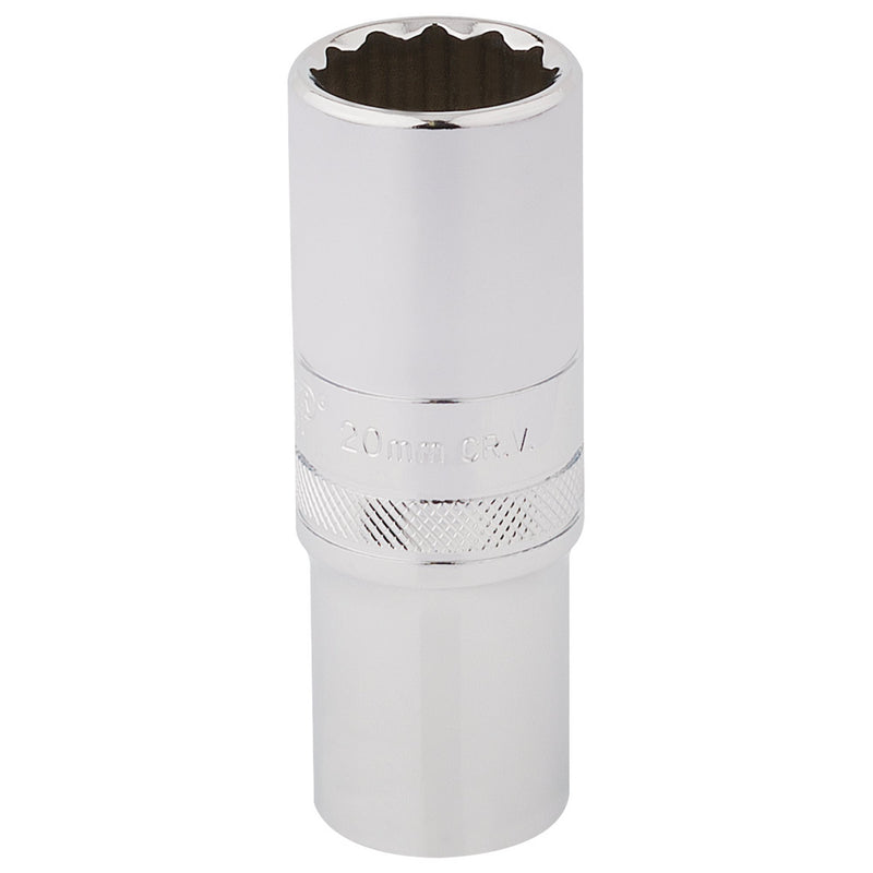 DR-33787 — Draper Expert HI-TORQ® 12 Point Deep Socket, 1/2" Sq. Dr., 20mm