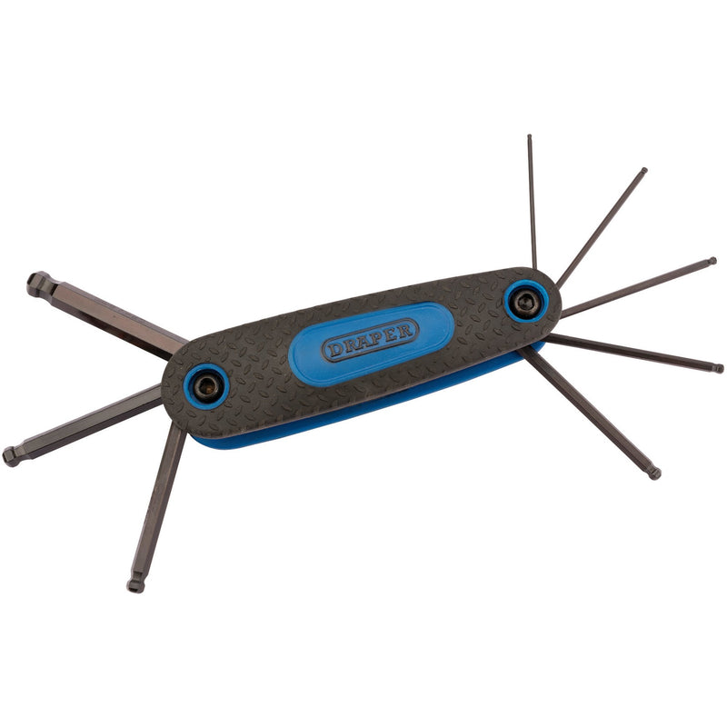 DR-33837 — Ball End Metric Hex. Key Set (8 Piece)