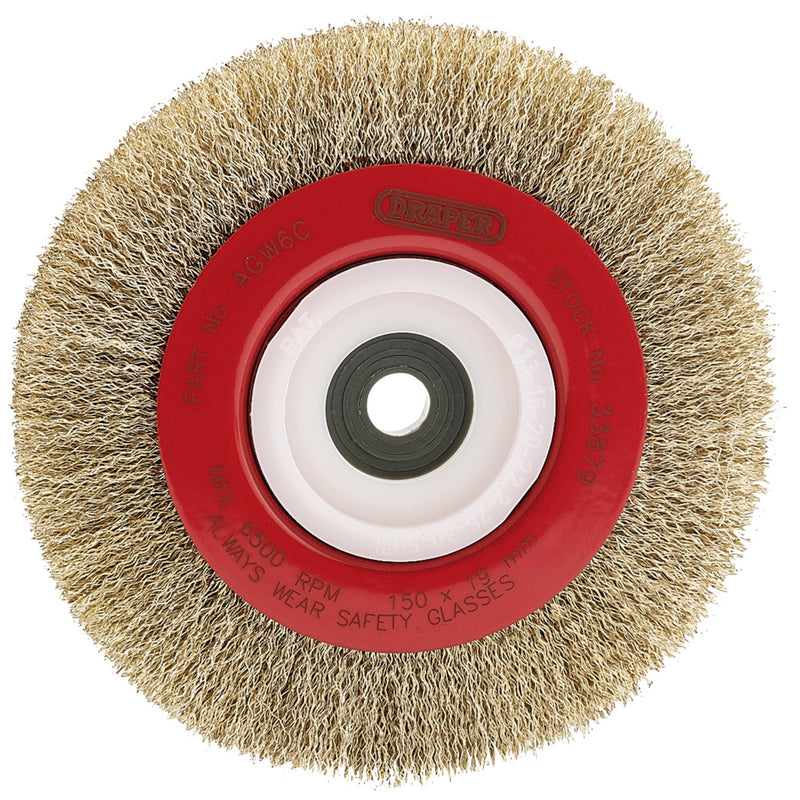 DR-33879 — Crimped Steel Wire Wheel, 150mm