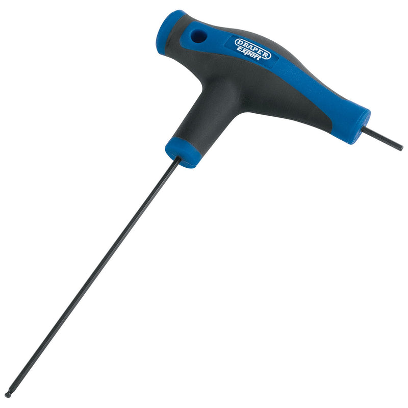 DR-33906 — Draper Expert Soft Grip 'T' Handle Hexagon and Ball End Key, 2mm