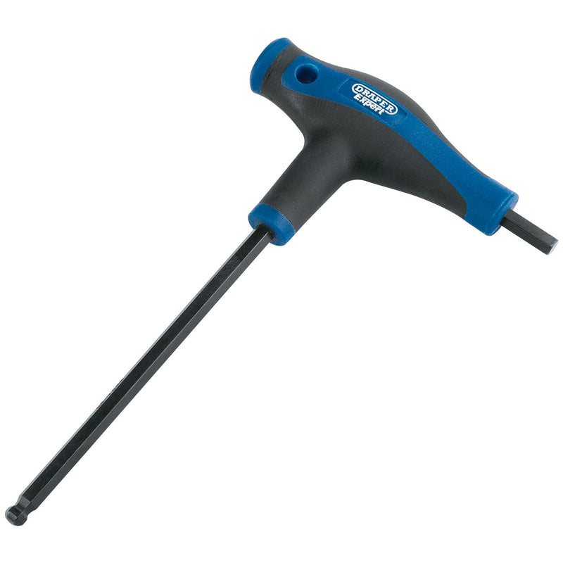 DR-33910 — Draper Expert Soft Grip 'T' Handle Hexagon and Ball End Key, 5mm