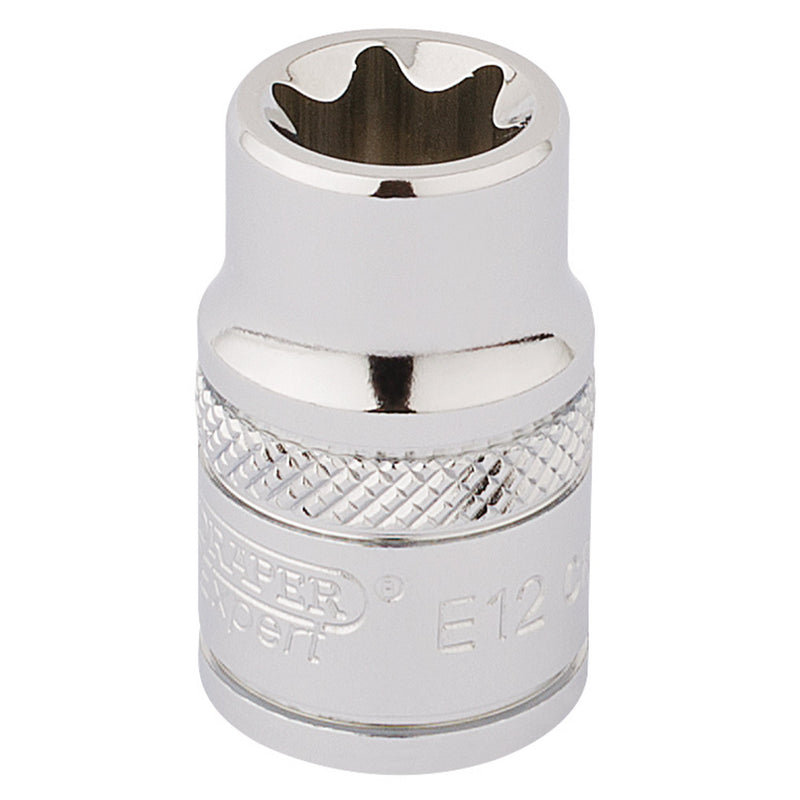 DR-34187 — Draper Expert TX-STAR® Socket, 3/8" Sq. Dr., E12