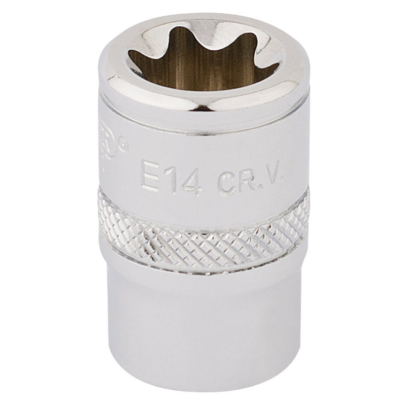 DR-34195 — Draper Expert TX-STAR® Socket, 3/8" Sq. Dr., E14