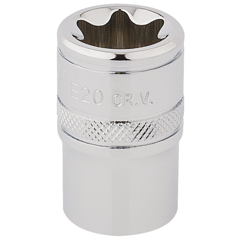 DR-34345 — Draper Expert TX-STAR® Socket, 1/2" Sq. Dr., E20