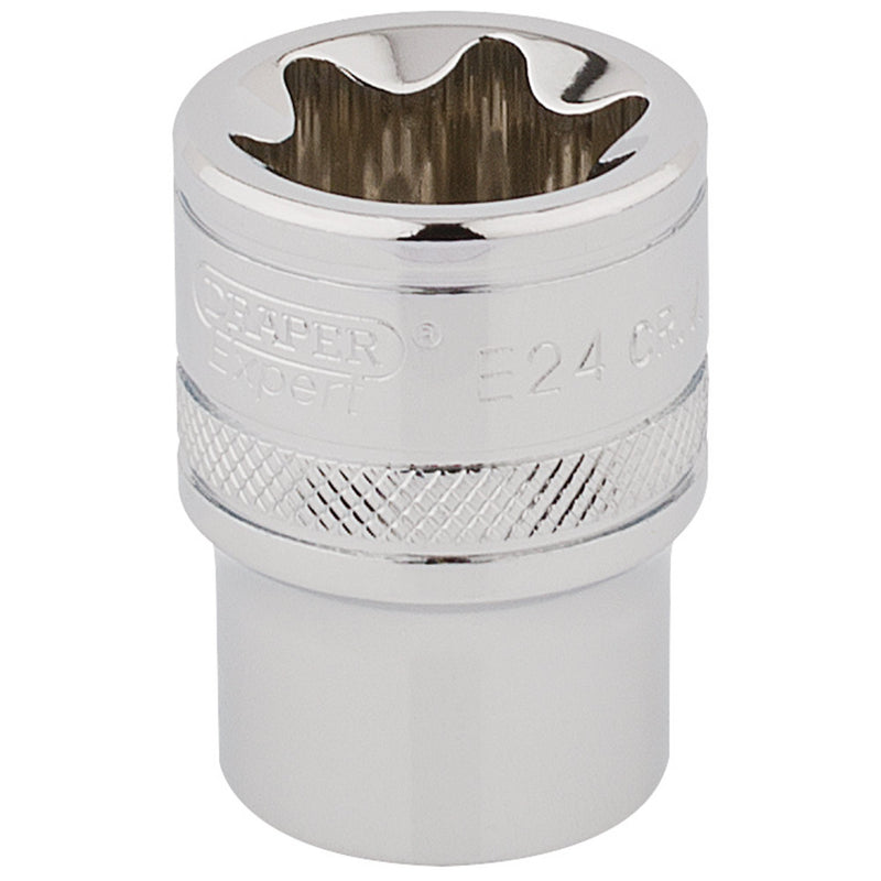 DR-34402 — Draper Expert TX-STAR® Socket, 1/2" Sq. Dr., E24
