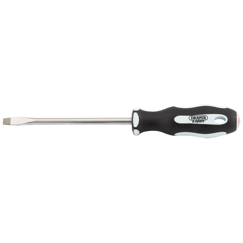 DR-34979 — Draper Expert Plain Slot Soft Grip Screwdriver, 8 x 150mm