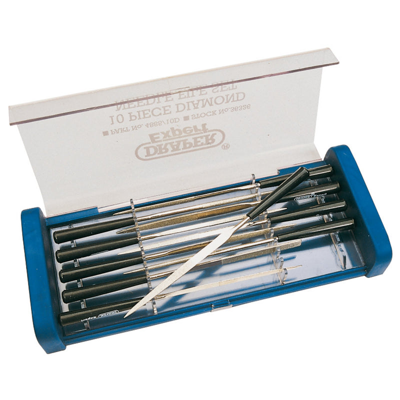 DR-36326 — Draper Expert Diamond Needle File Set, 140mm (10 Piece)