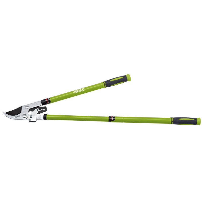DR-36833 — Telescopic Ratchet Action Bypass Loppers with Steel Handles