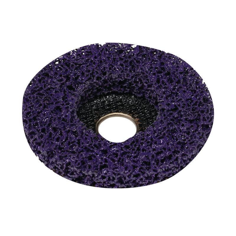 DR-37608 — Polycarbide Strip Disc, 115mm, 22.23mm, 180 Grit, Purple