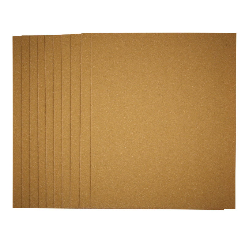 DR-37778 — General Purpose Sanding Sheets, 230 x 280mm, 60 Grit (Pack of 10)