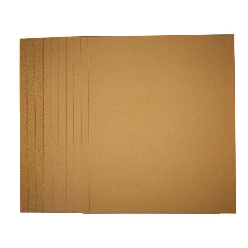 DR-37781 — General Purpose Sanding Sheets, 230 x 280mm, Assorted Grit (Pack of 10)
