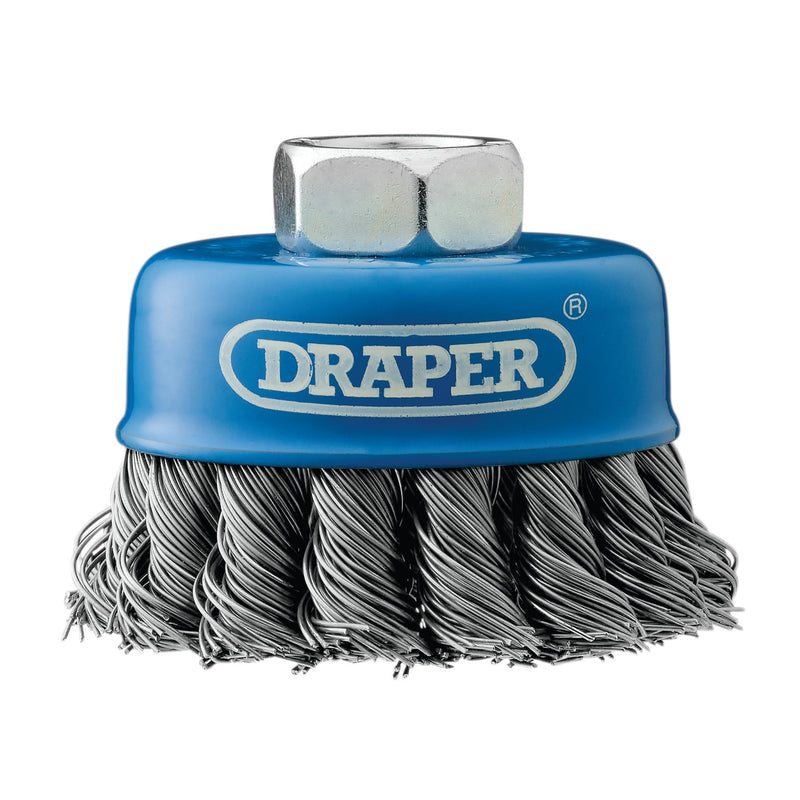 DR-41447 — Steel Twist-Knot Wire Cup Brush, 65mm, M14