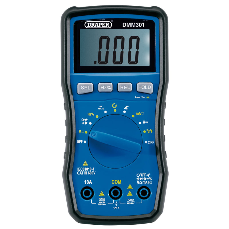 DR-41822 — Automotive Digital Multimeter, 1 x Temperature Probe, 1 x Inductive Clamp