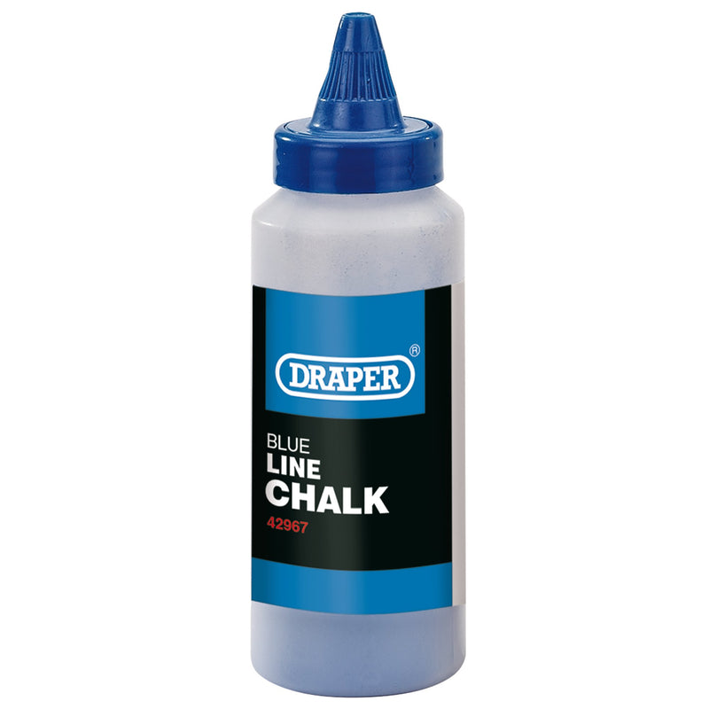 DR-42967 — Plastic Bottle of Blue Chalk for Chalk Line, 115g