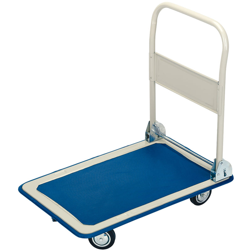 DR-44005 — Platform Trolley with Folding Handle, 630 x 480 x 850mm, 150kg