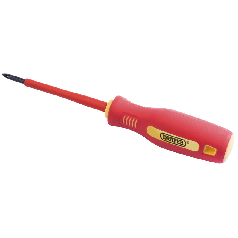 DR-46530 — Fully Insulated Soft Grip Cross Slot Screwdriver, No.0 x 75mm (Sold Loose)