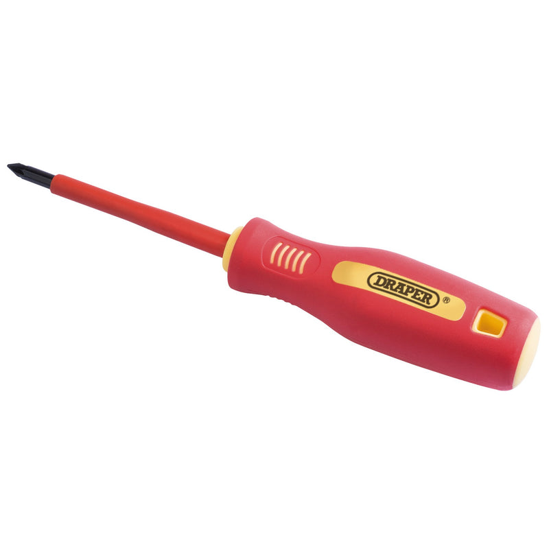 DR-46531 — Fully Insulated Soft Grip Cross Slot Screwdriver, No.1 x 80mm (Sold Loose)