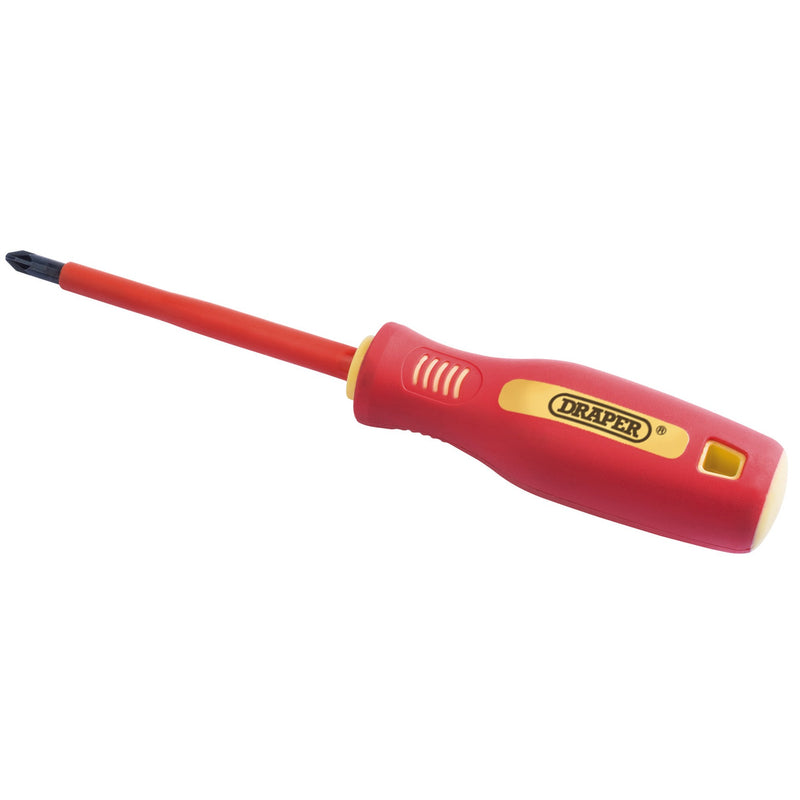 DR-46537 — Fully Insulated Soft Grip PZ TYPE Screwdriver, No.2 x 100mm (sold loose)