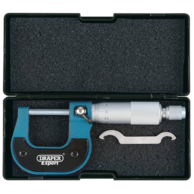 DR-46603 — Draper Expert Metric External Micrometer, 0 - 25mm