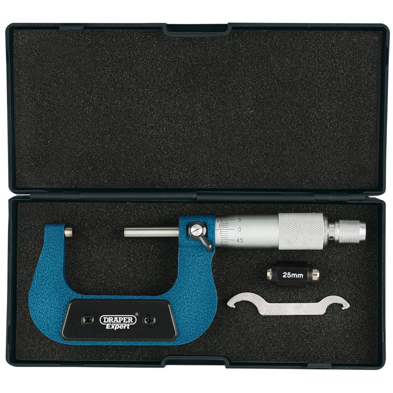 DR-46604 — Draper Expert Metric External Micrometer, 25 - 50mm