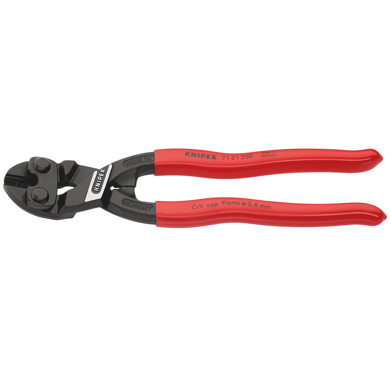DR-49190 — KNIPEX 71 21 200 SB CoBolt® Compact Bolt Cutter, 200mm