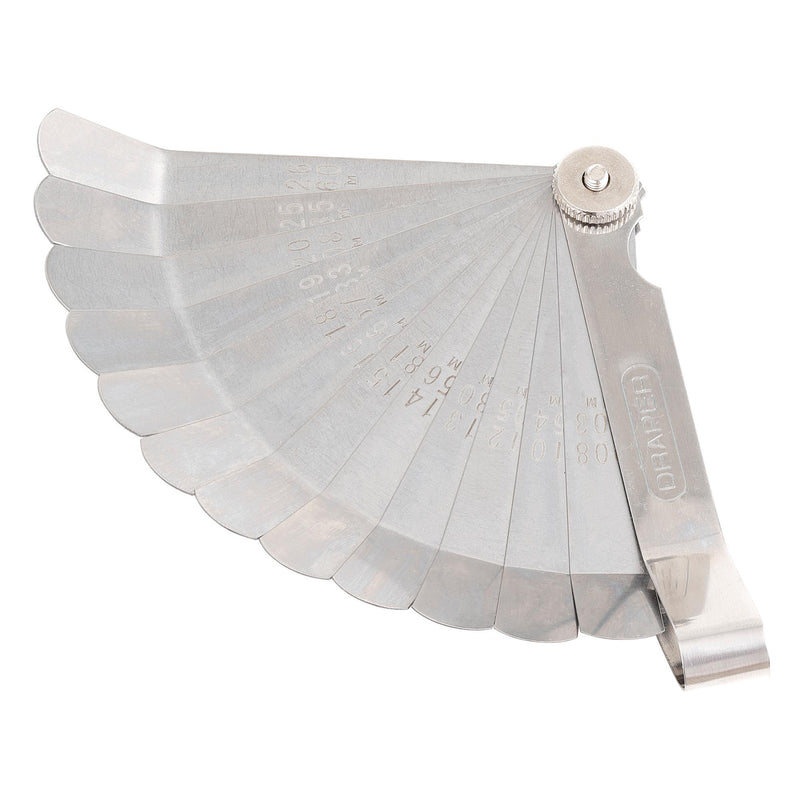 DR-51729 — 12 Blade Metric and Imperial Angled Tappet Gauge