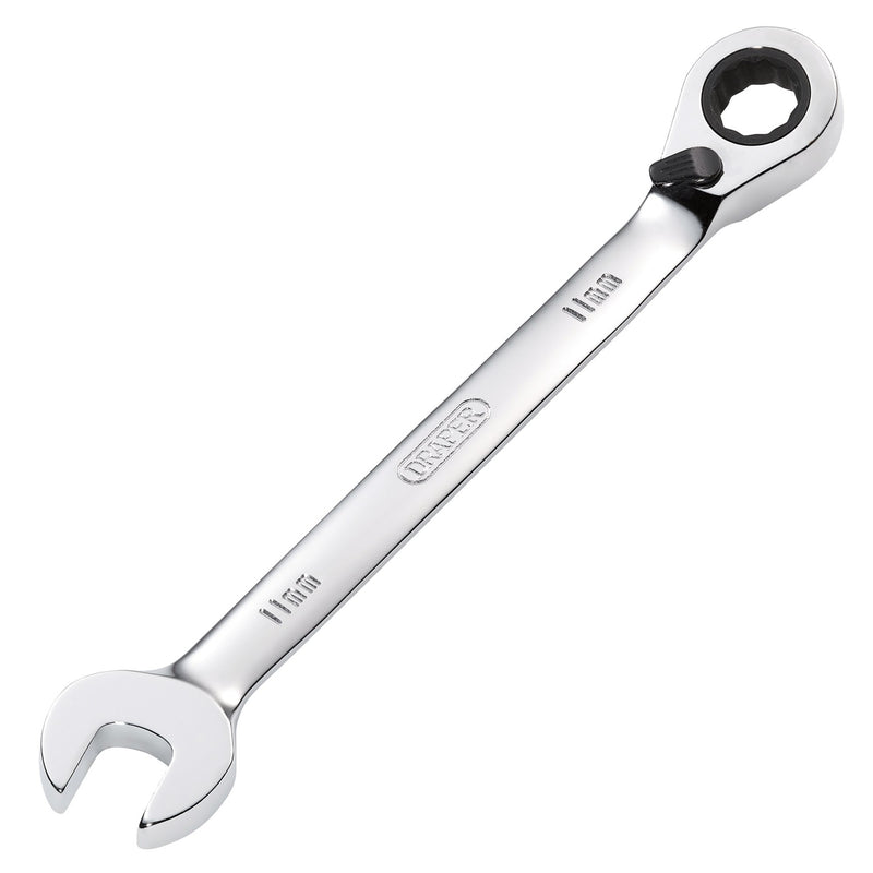 DR-51977 — Draper HI-TORQ® Metric Reversible Ratcheting Combination Spanner, 11mm