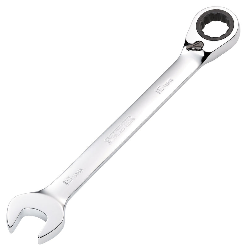 DR-52006 — Draper HI-TORQ® Metric Reversible Ratcheting Combination Spanner, 18mm