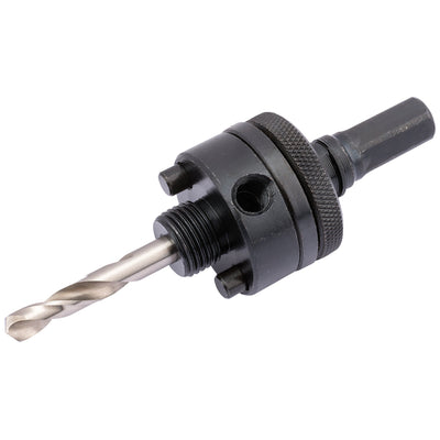 DR-52983 — Locking Hex. Shank Holesaw Arbor with HSS Pilot Drill for Holesaws 32 - 152mm, 7/16" Thread
