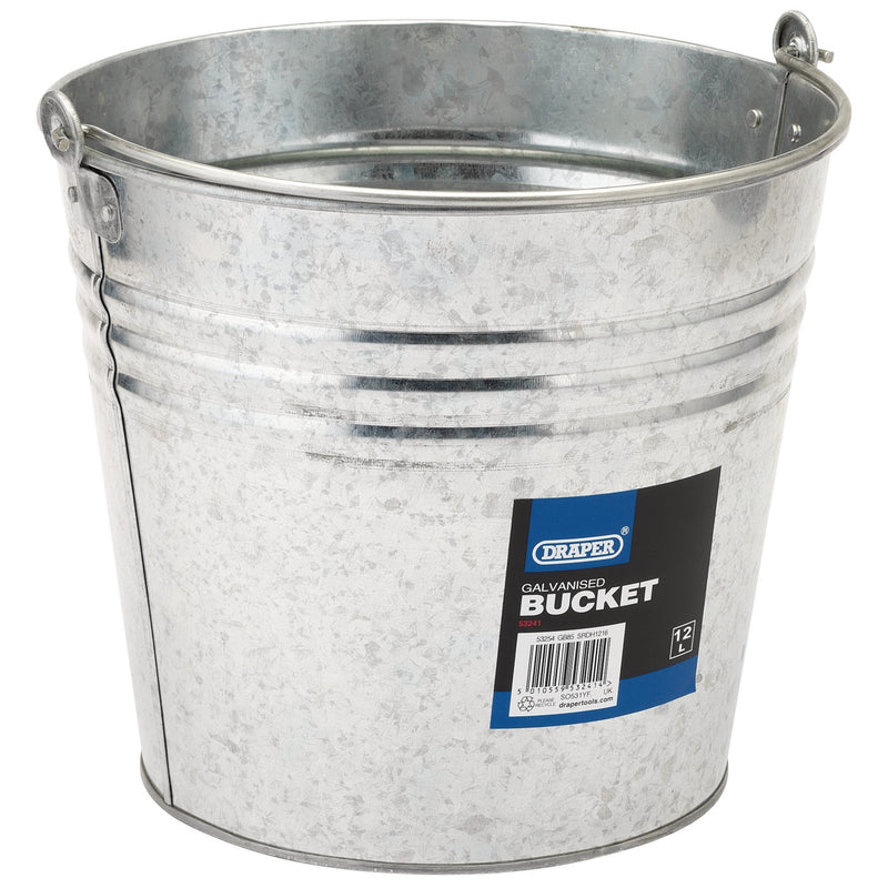 DR-53241 — Galvanised Steel Bucket, 12L