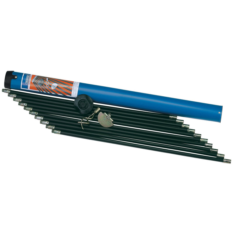 DR-53856 — Polypropylene Drain Rod Set in Case, 9m (13 Piece)