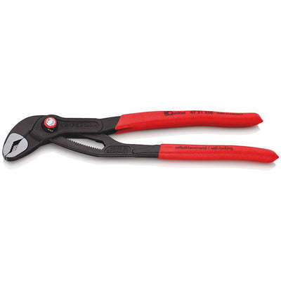 DR-53952 — KNIPEX 87 21 250 SB Cobra® QuickSet High-Tech Water Pump Pliers, 250mm